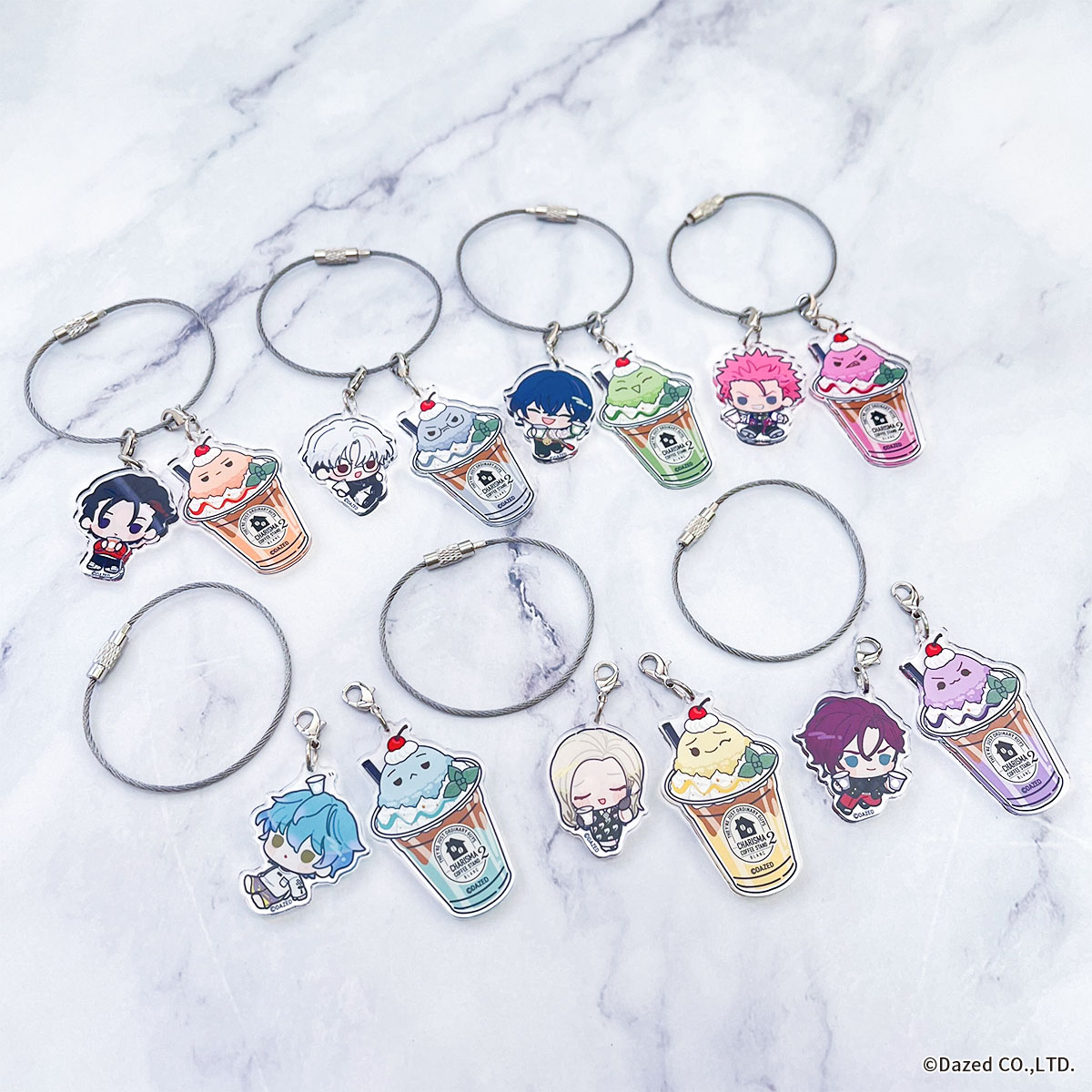 カリスマ　きゃらドリ!!✕BLANC　ちびキャラアクリルキーホルダー全種 カリスマ×きゃらドリ!! BLANC コラボ商品 販売開始のお知らせ - エイモ